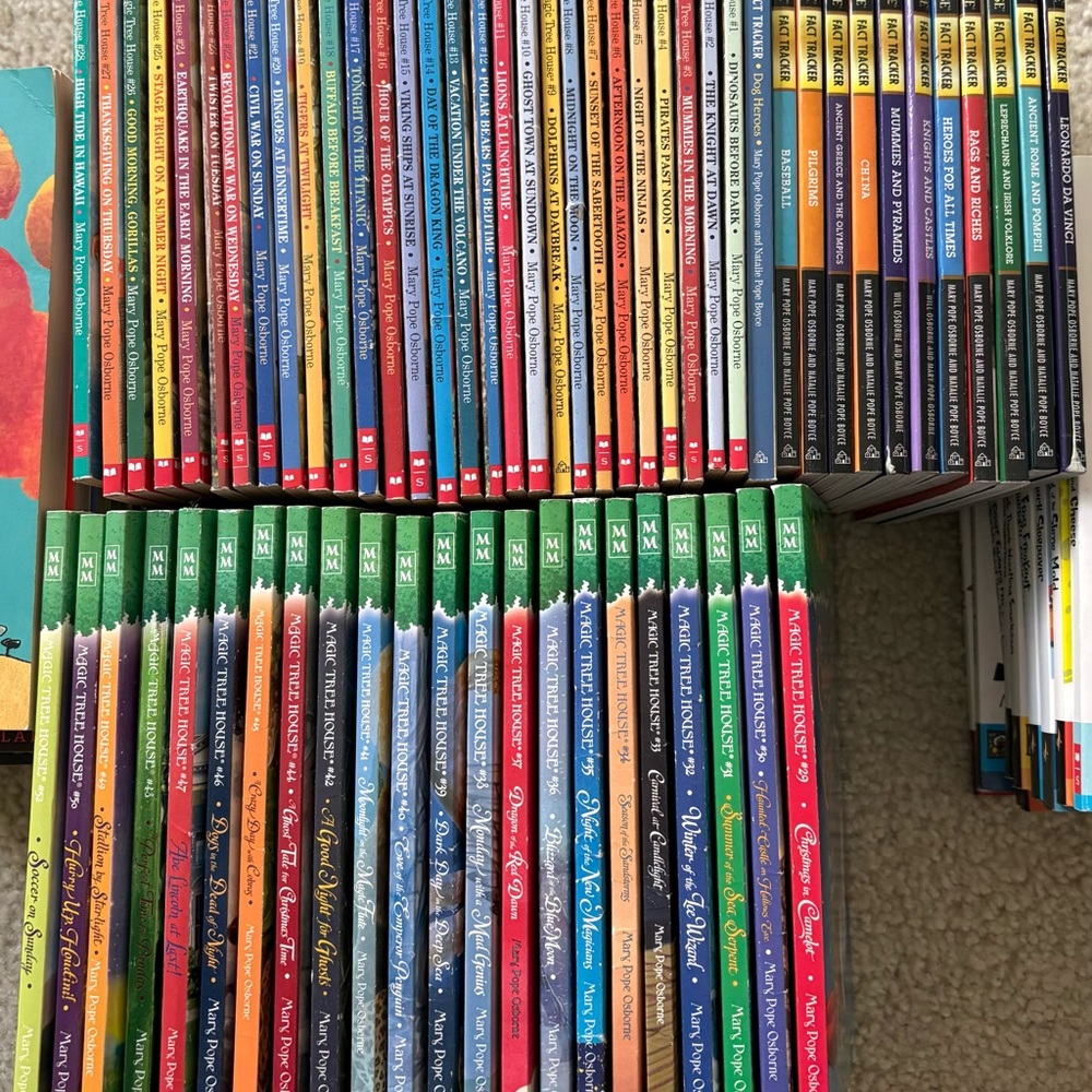 Magic Tree House Book Series Collection 1-52 exc.43&51+Fact Tracker x12 Total 62